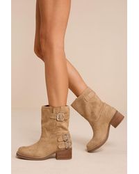 MIA - Mabel Suede Ankle Boots - Lyst