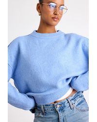 Lulus - Lena Crew Neck Pullover Sweater - Lyst