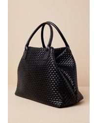 Lulus - Big Time Moves Woven Oversized Tote Bag - Lyst