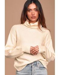Lulus - Amazing Memories Turtleneck Sweater - Lyst