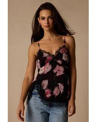 Lulus - Dulsia Multi Floral Lace Cami Top - Lyst