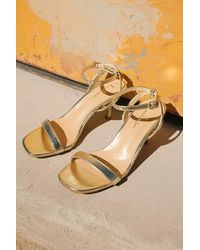 Lulus - Ensley Kitten Heel Ankle Strap Sandals - Lyst