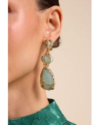 Lulus - Wylla Statement Earrings - Lyst