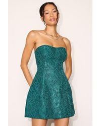 Lulus - Torenia Lace Strapless Mini Dress - Lyst