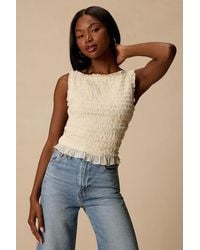 Lulus - Kathryn Cropped Tank Top - Lyst