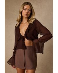 Lulus - Jordan High-Rise Mini Skirt - Lyst