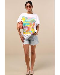 Show Me Your Mumu - Tom Graphic Oversized Short Sleeve Tee - Lyst