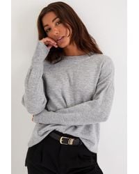 Lulus - Autumn Allure Crew Neck Oversized Pullover Sweater - Lyst