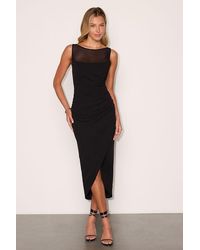 Lulus - Delene Sleeveless Column Midi Dress - Lyst