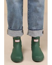 HUNTER - Original Chelsea Rain Boots - Lyst