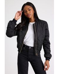 Lulus - Style Expedition Quilted Bomber Jacket - Lyst