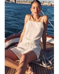 Lulus - Misa Embroidered Tie-Strap Tank Top - Lyst
