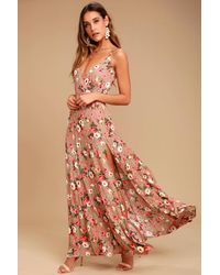 knee length dresses for ladies Blossom Maxi Dress – Willella's Boutique main image 1