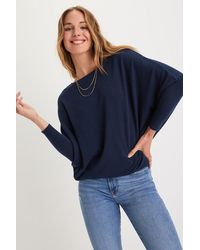 Lulus Basics - Verla Dolman Sleeve Sweater Top - Lyst