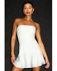 Lulus - Compelling Style Strapless Mini Dress - Lyst