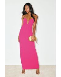 Lulus - Thula Cutout U-Bar Column Maxi Dress - Lyst