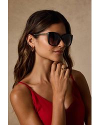 Lulus - Traya Oversized Square Sunglasses - Lyst