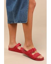 Melissa - Cozy Connection Jelly Slide Sandals - Lyst