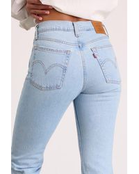 Levi's - Wedgie Slim Light Wash High-Rise Jeans - Lyst