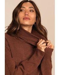Lulus - Amazing Memories Turtleneck Sweater - Lyst