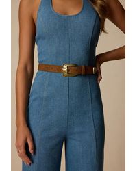 Lulus - Lilla Suede Belt - Lyst