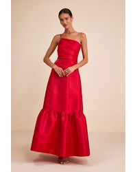 Lulus | Devil Wears Prada - Coco Taffeta One-Shoulder Maxi Dress - Lyst