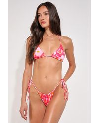 VDM The Label - Marley Floral Reversible Side-Tie Bikini Bottoms - Lyst