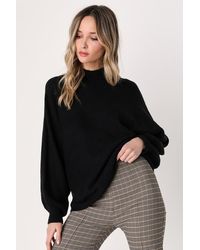 Lulus - Cozy Perfection Dolman Sleeve Sweater Top - Lyst