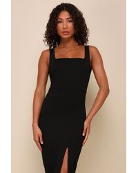 Lulus - Baby, You'Re The One Sleeveless Bodycon Midi Dress - Lyst