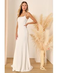 Lulus - Blessed Romance Sleeveless Button Back Mermaid Maxi Dress - Lyst