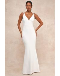 Lulus - All This Allure Strappy Backless Mermaid Maxi Dress - Lyst