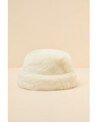 Lulus - Omoka Faux Fur Cloche Hat - Lyst