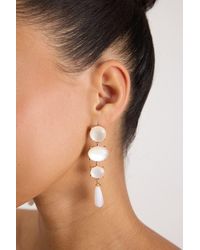 Lulus - Ruiz Beaded Drop Earrings - Lyst