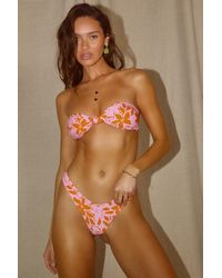 Rhythm - Bora Bora Floral High-Cut Bikini Bottoms - Lyst