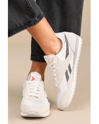 Reebok - Classic Az Chalk And Suede Leather Sneakers - Lyst