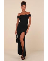 Lulus - Beyond Excellent Off-The-Shoulder Mermaid Maxi Dress - Lyst