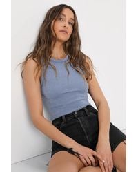 Lulus - Essential Update Ribbed Tank Top - Lyst