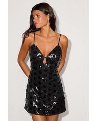Lulus - Mavina Sequin Mini Dress - Lyst