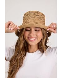 San Diego Hat - Marie Woven Mesh Bucket Hat - Lyst