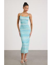 Lulus - Alanza Multi Tie-Back Sweater Midi Dress - Lyst