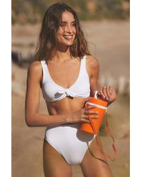 Lulus - Made For Sun Tie-Front Bikini Top - Lyst