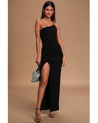 Lulus - Keeper Of My Heart One-Shoulder Maxi Dress - Lyst