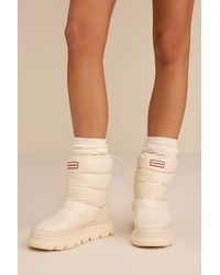 HUNTER - Maribel Waterproof Insulated Puffer Mid-Calf Boots - Lyst
