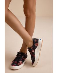 Keds - Park And Blush Floral Lace-Up Platform Sneakers - Lyst