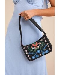 Lulus - Raadha Multi Beaded Shoulder Bag - Lyst