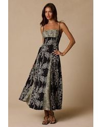 Lulus - Emryn Multi Mixed Print Floral Maxi Dress - Lyst
