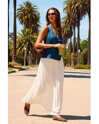 Lulus - Liada Pleated High-Waisted Maxi Skirt - Lyst