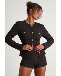 Lulus - Lynn High-Waisted Micro Shorts - Lyst