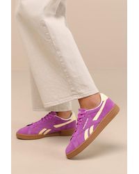 Reebok - Club C Grounds Uk Rave Suede Leather Sneakers - Lyst