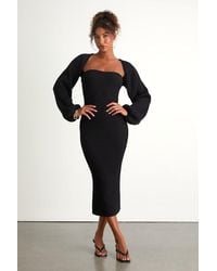 Lulus - Autumn Aura Ribbed Two-Piece Sweater Dress - Lyst